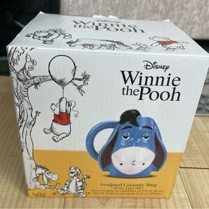 Disney Winnie the Pooh Eeyore Blue Mug
